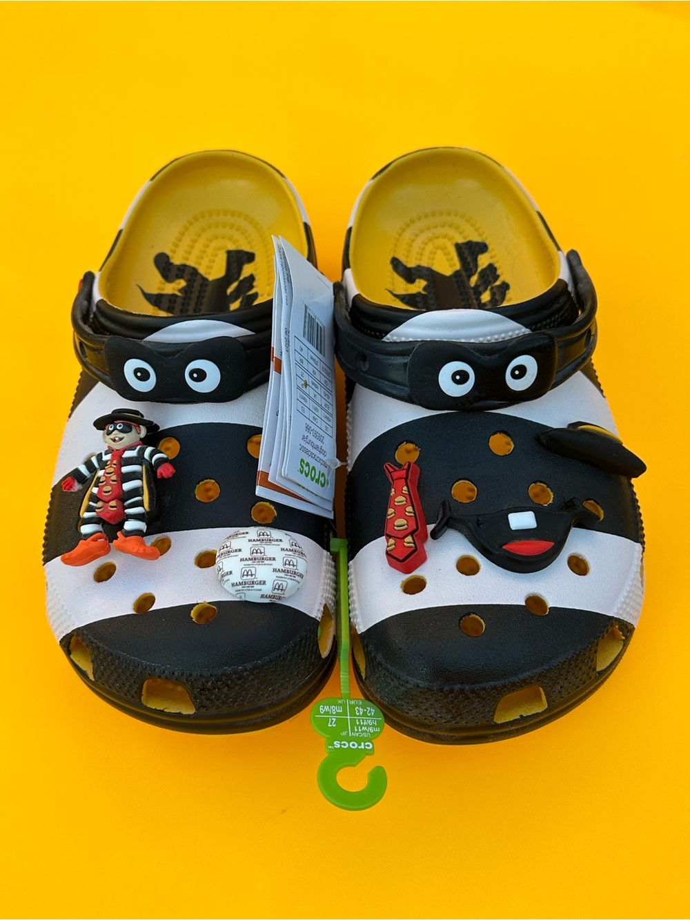 Brand New McDonald’s Hamburglar Limited Edition Classic Crocs (M9/W11)